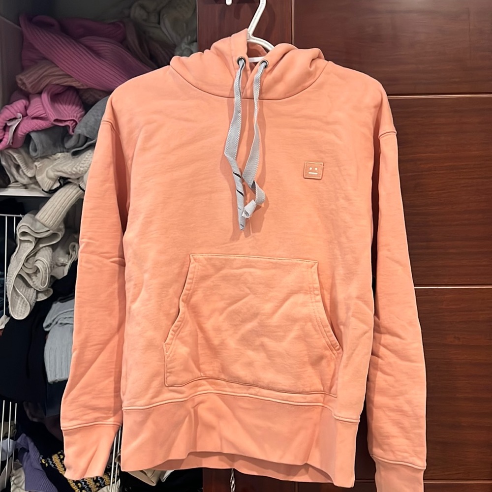 Acne studio pink hoodie